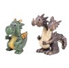 Drak figurka 3,5-6cm fantasy design 4ks 3druhy v krabičce