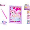 Unicorn sada lepení barevných kamínků do rámečku 18,5x14cm 4barvy v sáčku 24ks v DBX