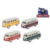 Kinsmart Autobus Volkswagen 1:32 13cm kov zpětný chod 4barvy 12ks v DBX