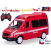R/C auto hasiči CZ 17cm 27MHz plná funkce na baterie se světlem a zvukem v krabičce