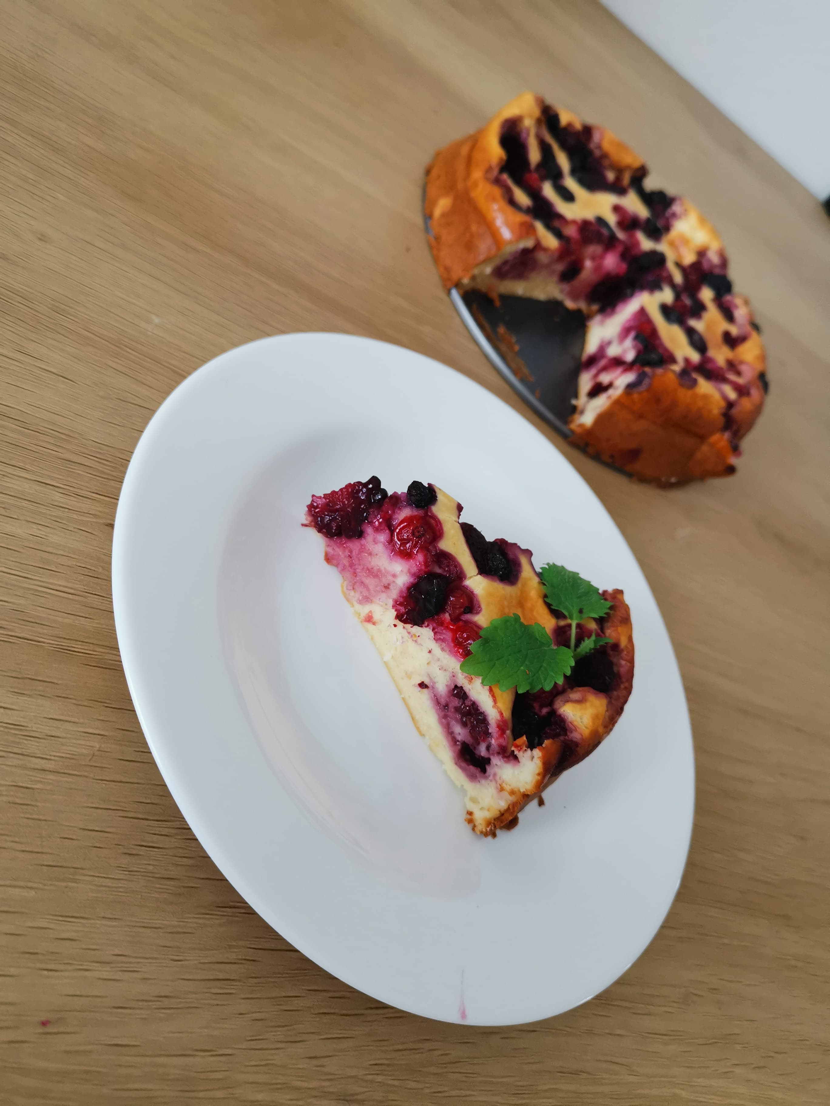 TVAROHOVÝ KOLÁČ S JEDNÉ MÍSY