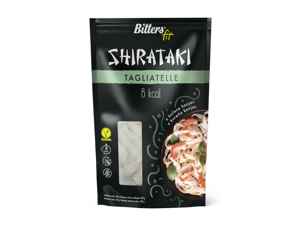 vyr 1313D BITTERS Shirataki tagliatelle DOYPACK 200g 01 flat
