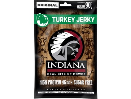 Indiana Jerky Krůtí 90g koupíte na Nutrition-shop.cz