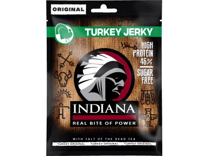 Indiana Jerky Krůtí 25g koupíte na Nutrition-shop.cz