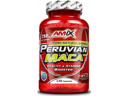 Amix Peruvian Maca 750 mg 120 cps. koupíte na Nutrition-shop.cz