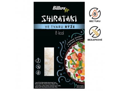Bitters Shirataki FIT - rýže 390 g koupíte na Nutrition-shop.cz