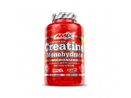 Amix Creatine monohydrate 220 kapslí koupíte na Nutrition-shop.cz