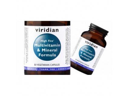 Viridian High Five Multivitamin a Mineral Formula 60kapslí koupíte na Nutrition-shop.cz