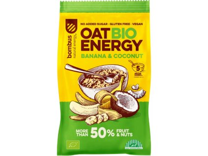 Bombus oat bio energy ovesné vločky 65g koupíte na Nutrition-shop.cz