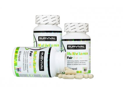 SURVIVAL Multivitamin Fair Power 60cps. koupíte na Nutrition-shop.cz