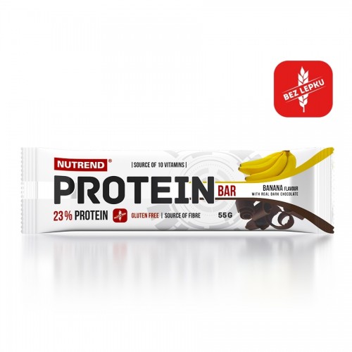 Nutrend Protein Bar 55g Příchuť: Banán