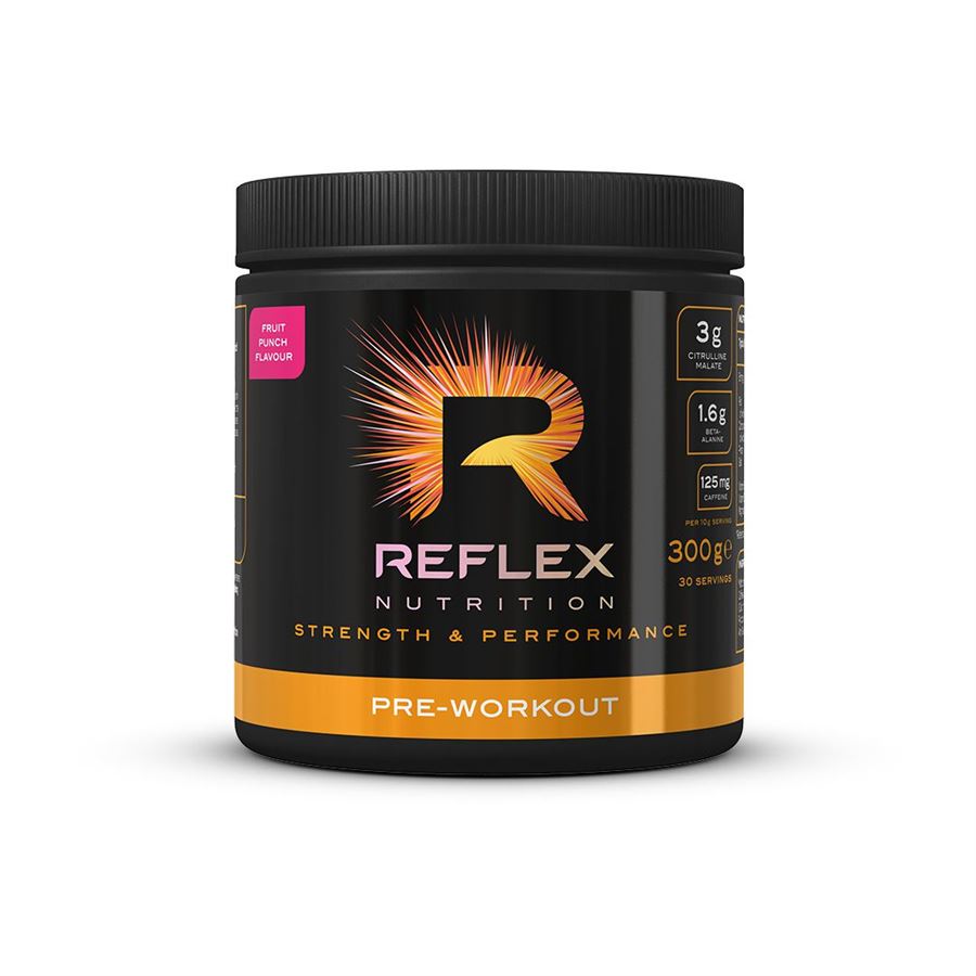 REFLEX NUTRITION Reflex Pre-Workout 300 g ovocný punč
