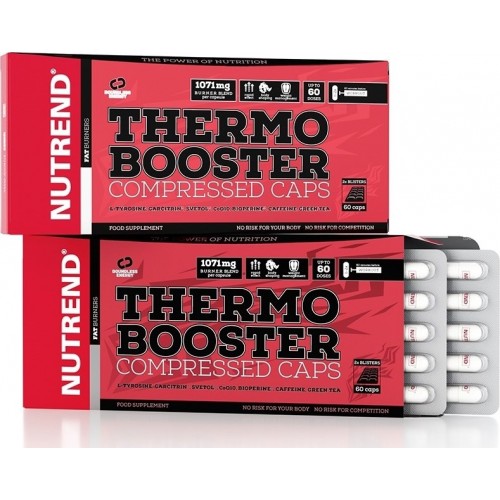 Nutrend Thermobooster Compressed Caps bez příchuti 60 kapslí