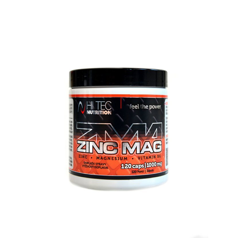Hi Tec Nutrition ZINC MAG 120 kaps/1000 mg