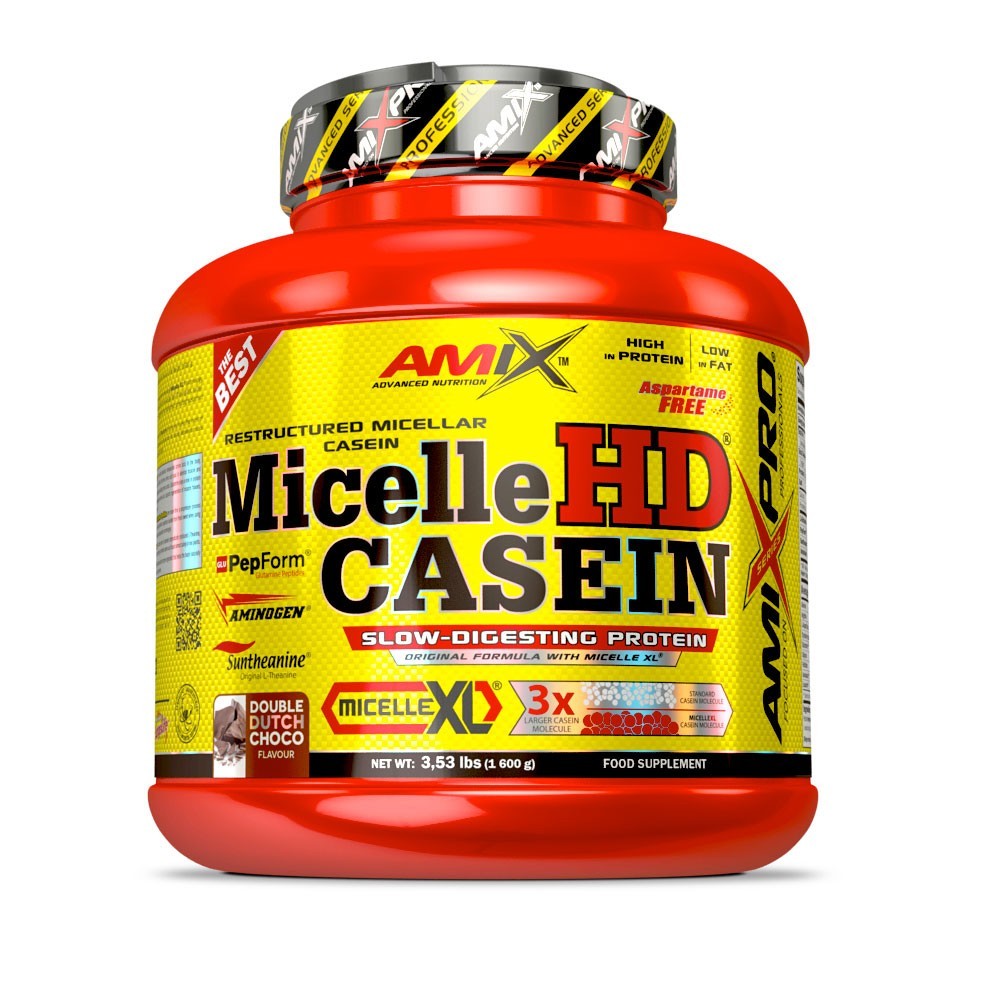 AMIX NUTRITION Amix MicelleHD Casein 1600 g Příchuť: Dvojitá čokoláda