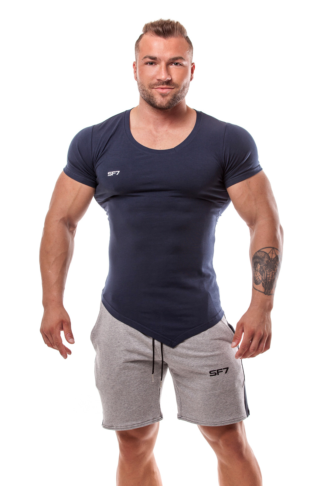 SF7 PRO WEAR Tričko DIVERGENT ELEGANT Navy Velikost: L/XL