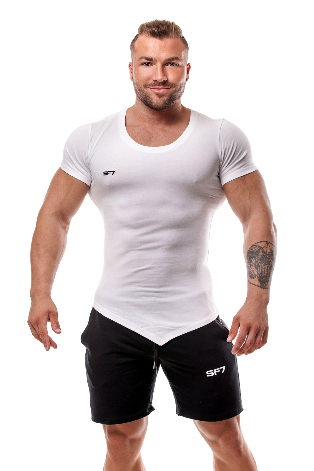 SF7 PRO WEAR Tričko DIVERGENT ELEGANT White Velikost: L/XL