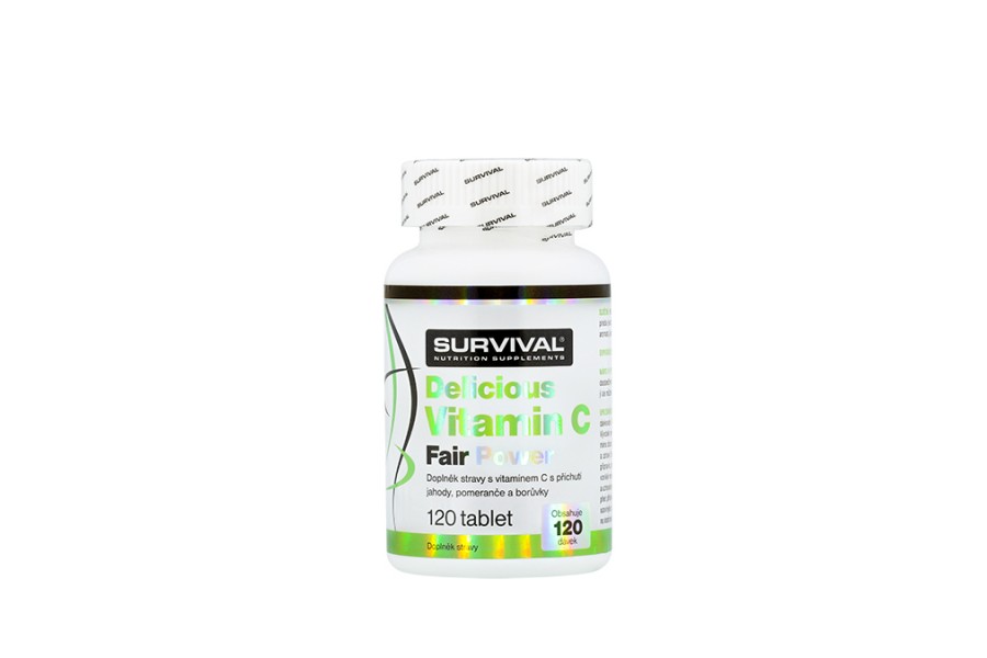 Survival Delicious vitamin C Fair Power 120tbl.
