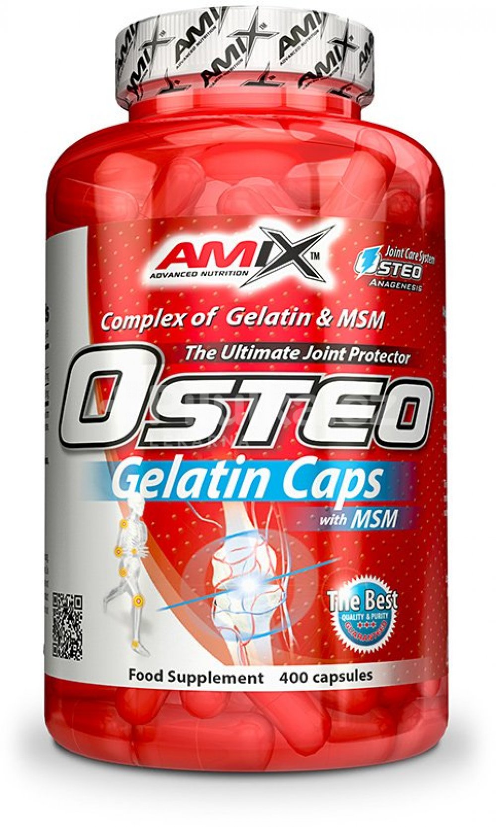 AMIX NUTRITION Amix OSTEO GELATIN + MSM 400cps