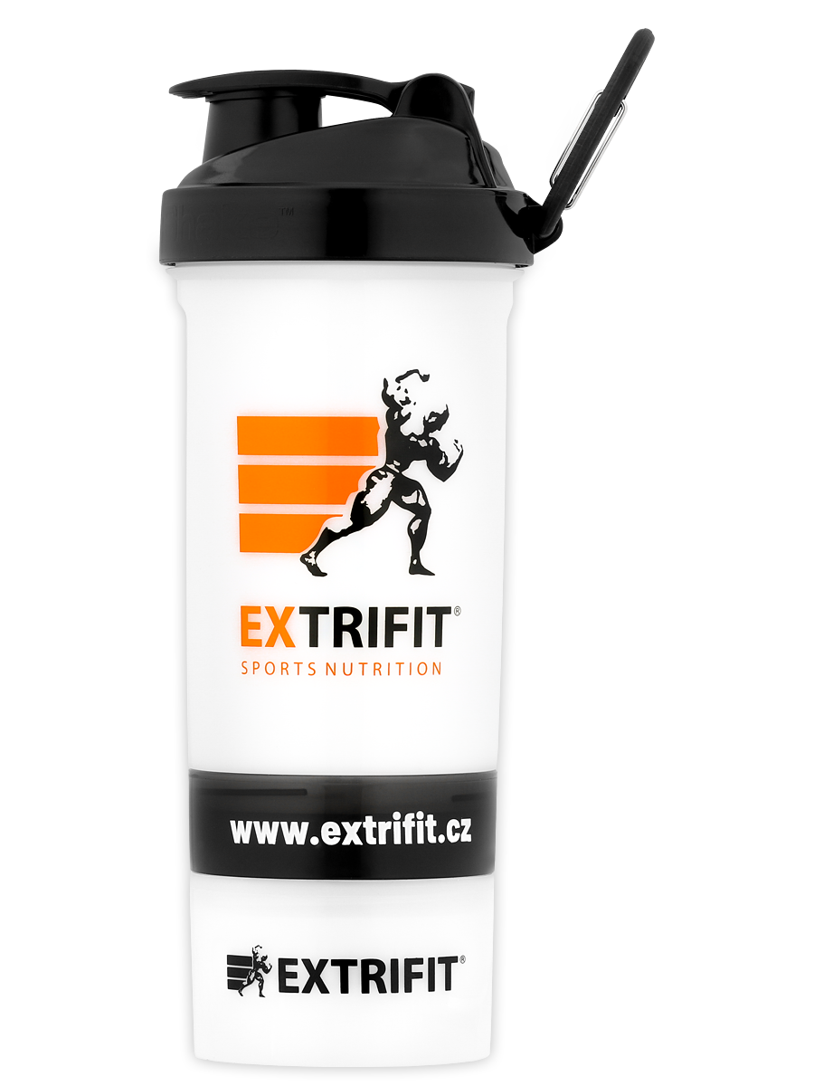 Extrifit Šejkr Triple 600ml transparent