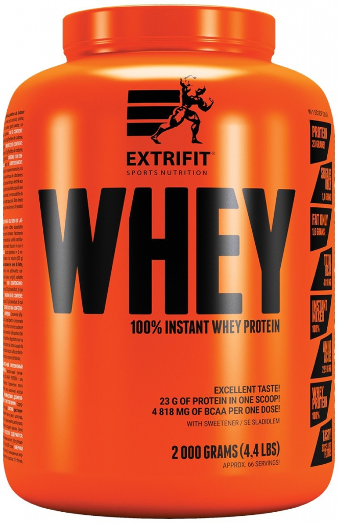 Extrifit 100 % Whey Protein 2000g Příchuť: Banán