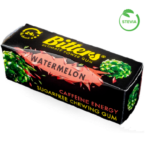 Bitters energetické žvýkačky 3 pack meloun
