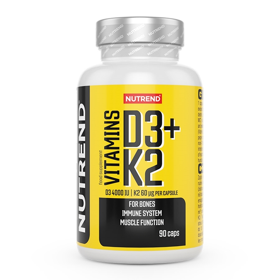 Nutrend Vitamins D3 + K2 90 cps