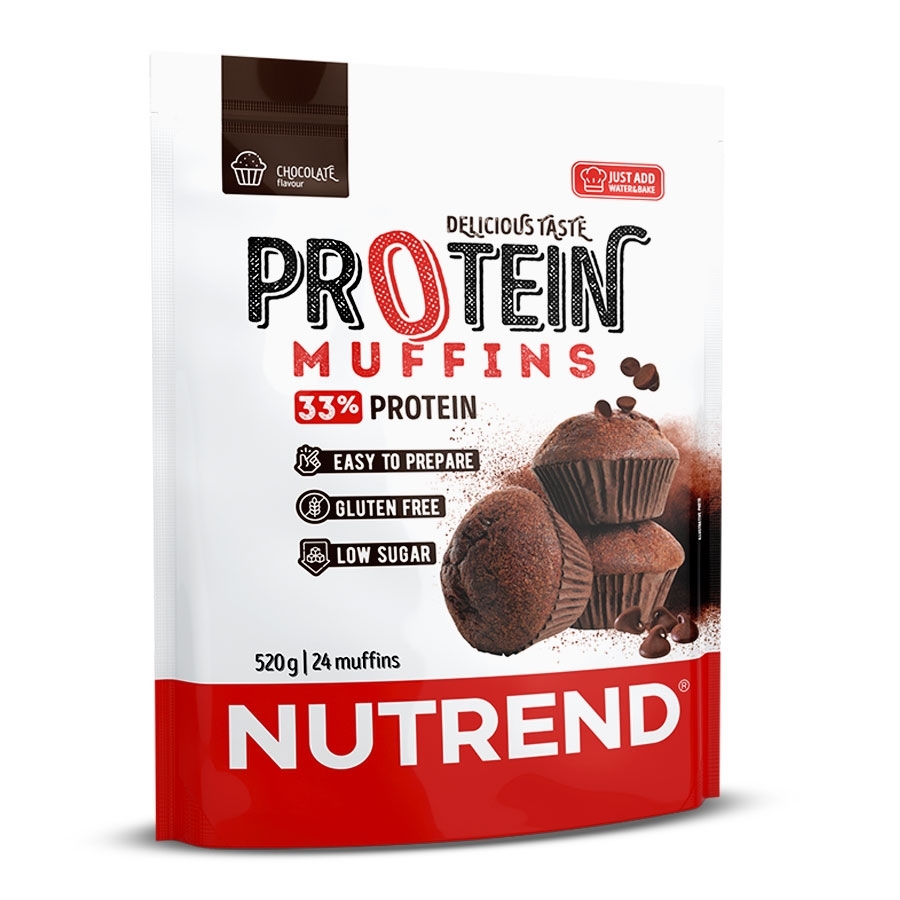 Nutrend Protein Muffins 520 g Příchuť: Čokoláda