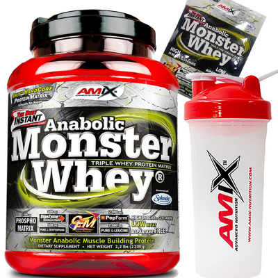 AMIX NUTRITION Amix Anabolic Monster Whey® 2200g Příchuť: Blueberry shake