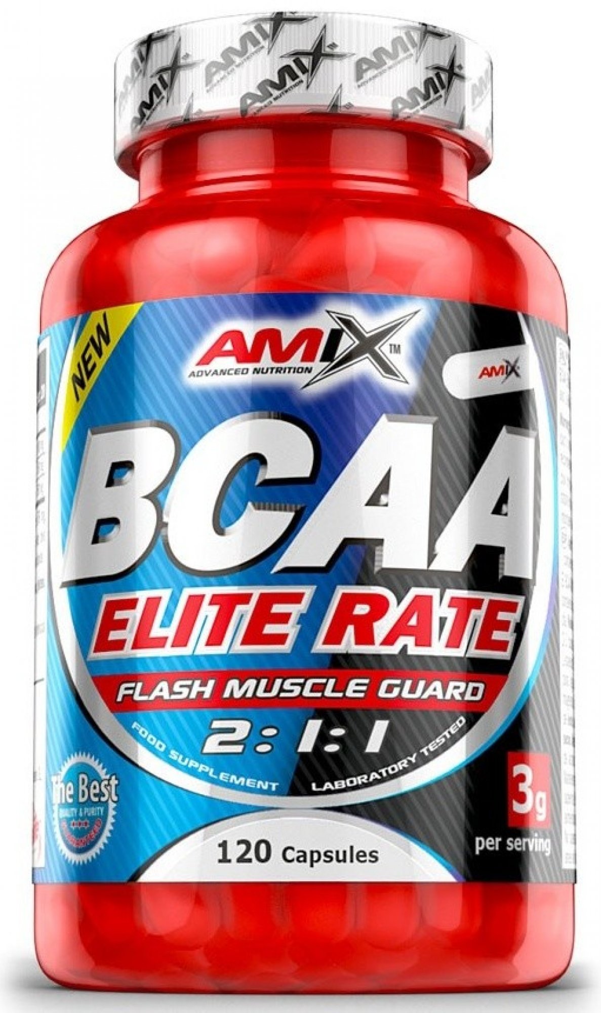 AMIX NUTRITION Amix BCAA Elite Rate 120cps.