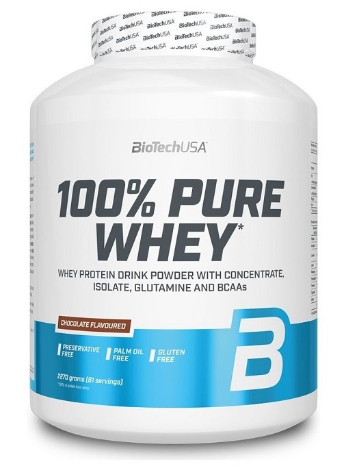 BioTech USA 100% Pure Whey 2270 g Příchuť: Cookies cream