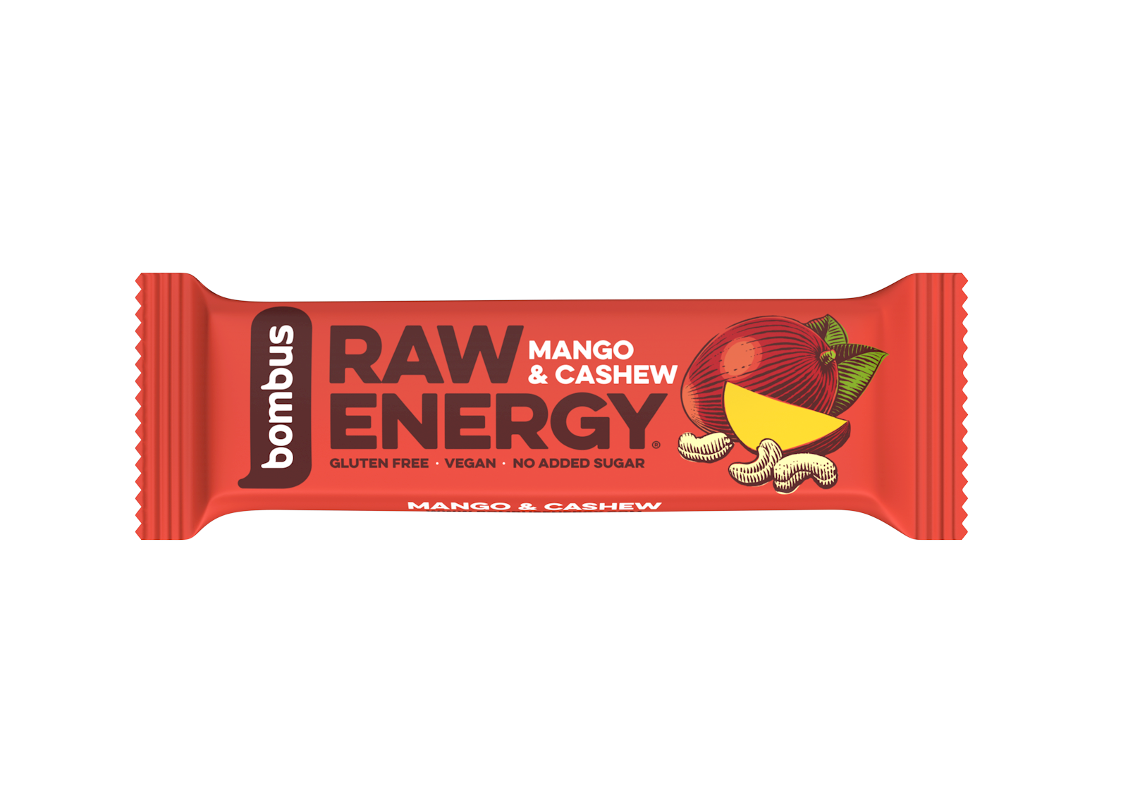 Bombus raw energy 50 g Příchuť: Mango/cashew