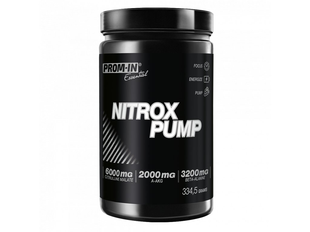 Prom-in Nitrox Pump 334.5 g Příchuť: Malina/citron