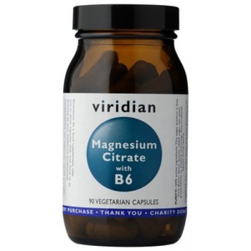 Viridian Magnesium Citrate with Vitamin B6 90cps.
