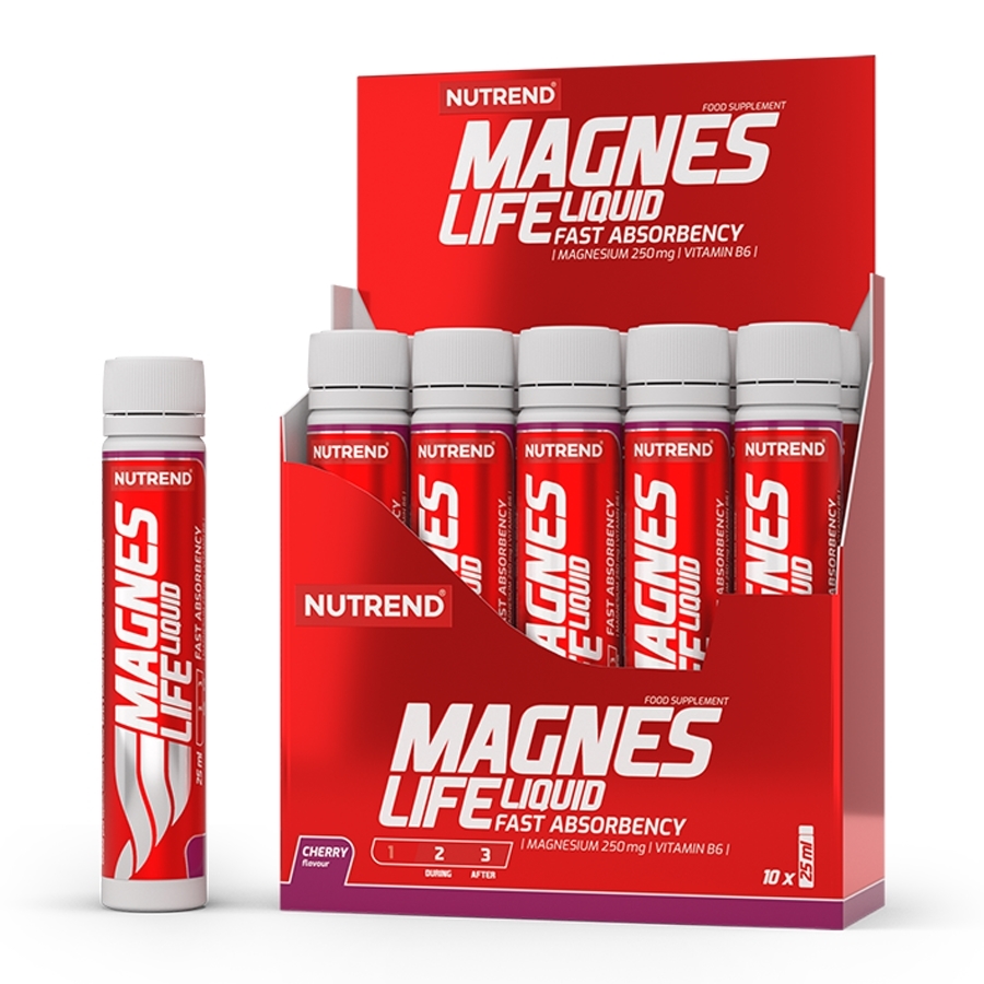 Nutrend Enduro Magneslife 250mg 10 x 25 ml Příchuť: Višeň