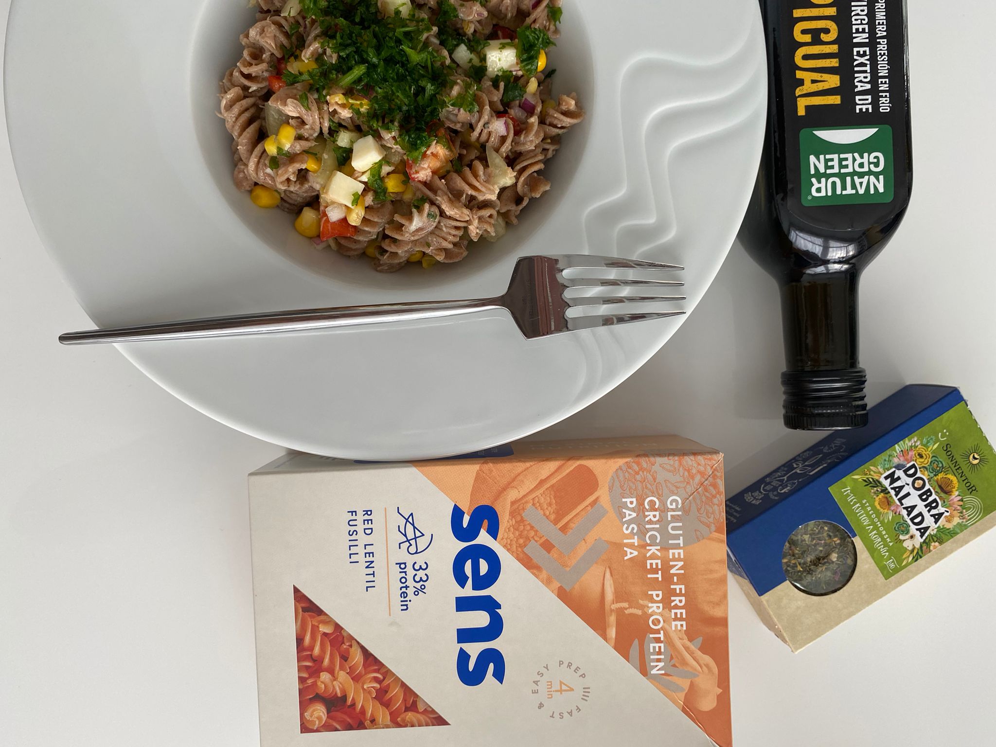 Cvrčkovo - proteínový šalát