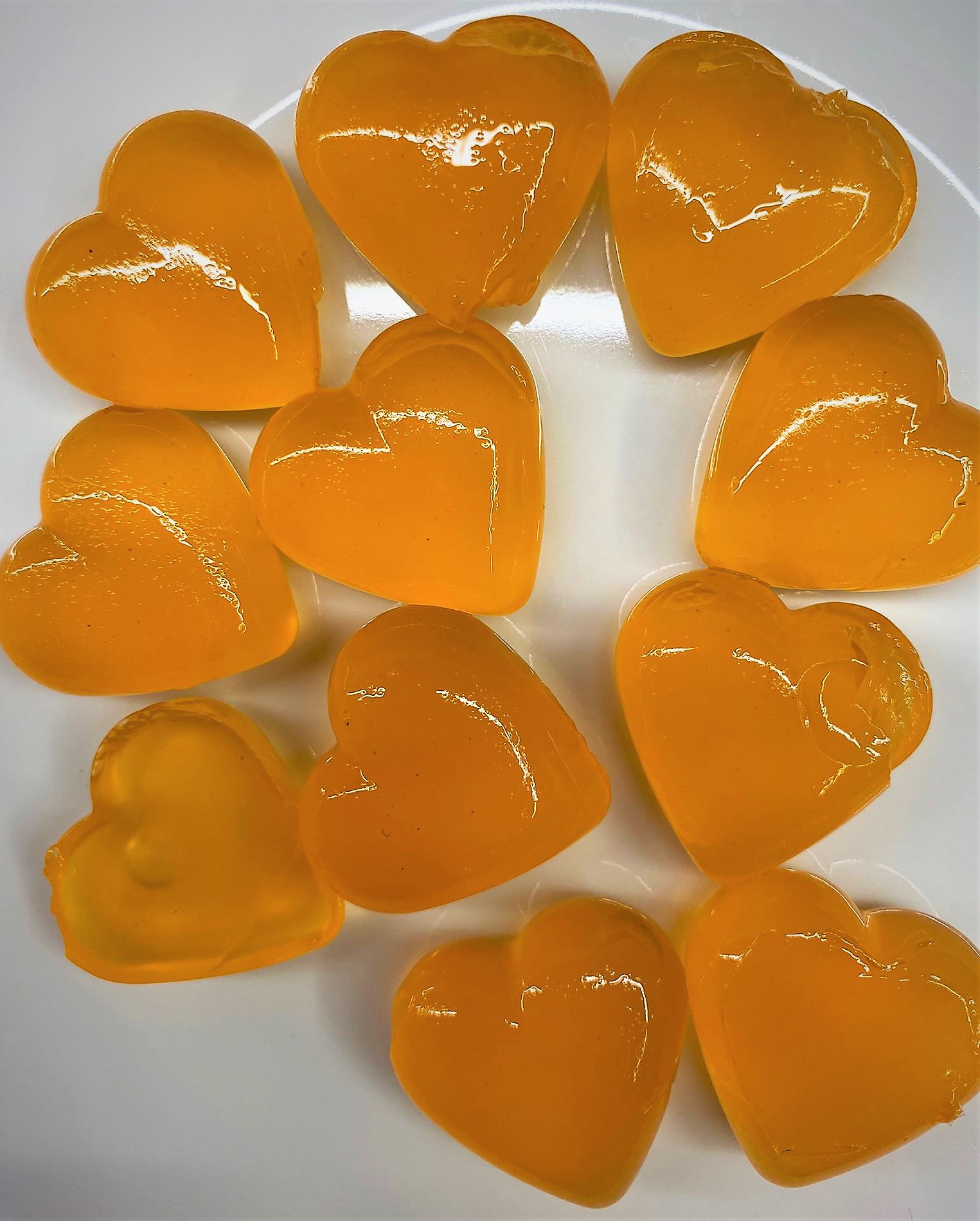 Kolagénové mango srdiečka