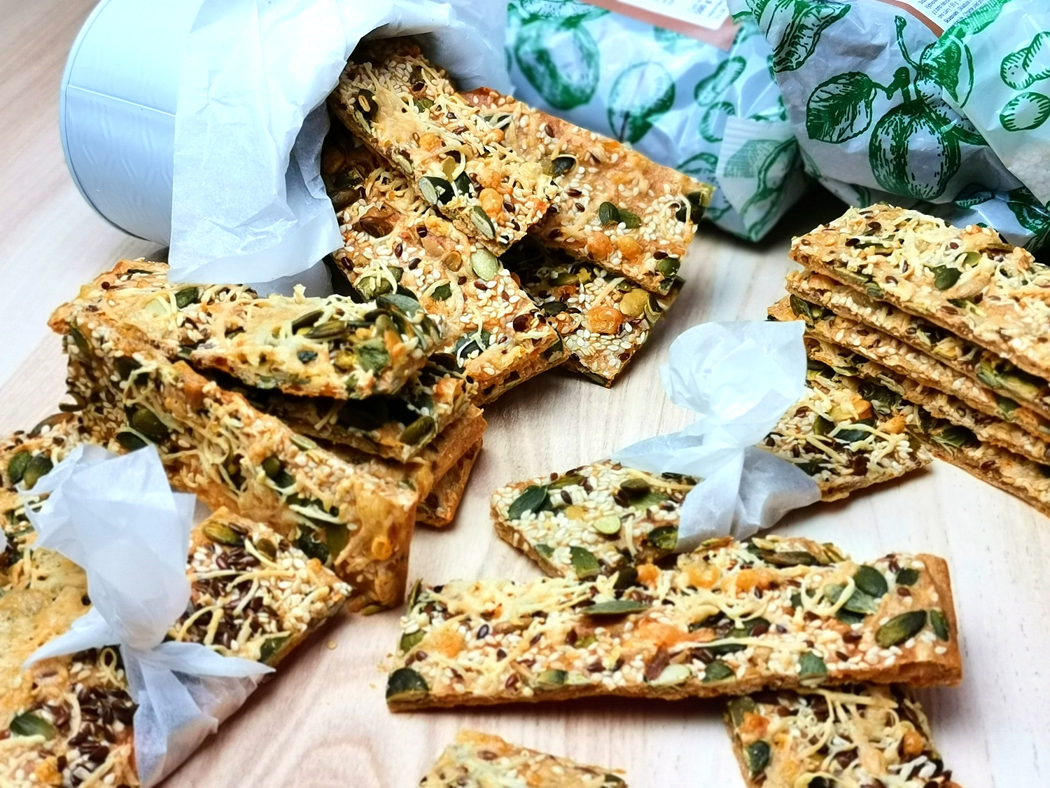 RECEPT - Sýrové krekry