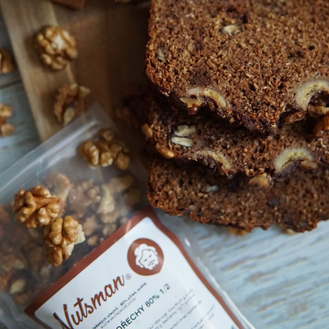 NUTSMAN RECEPT: Perníkový banana bread s vlašskými ořechy