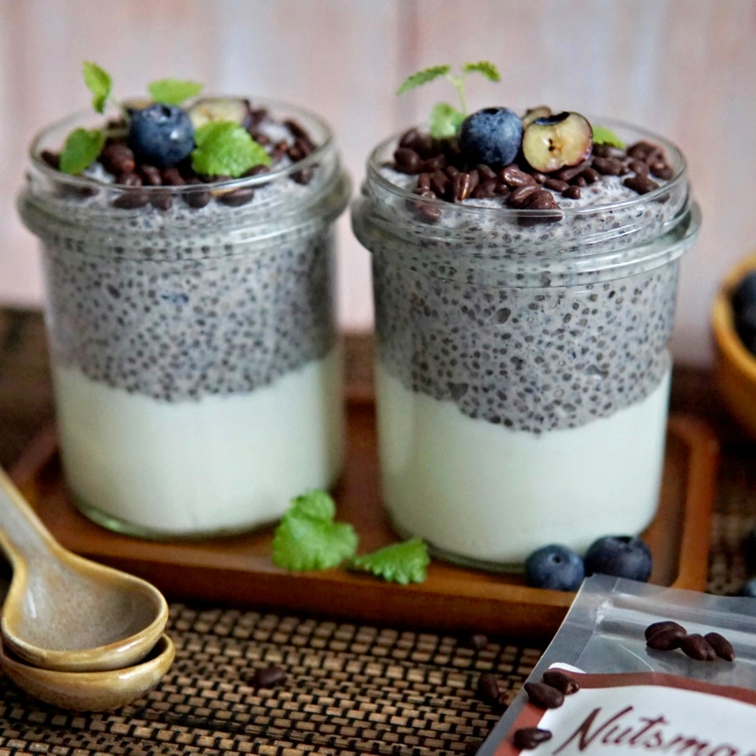 NUTSMAN RECEPT: Borůvkový chia pudink
