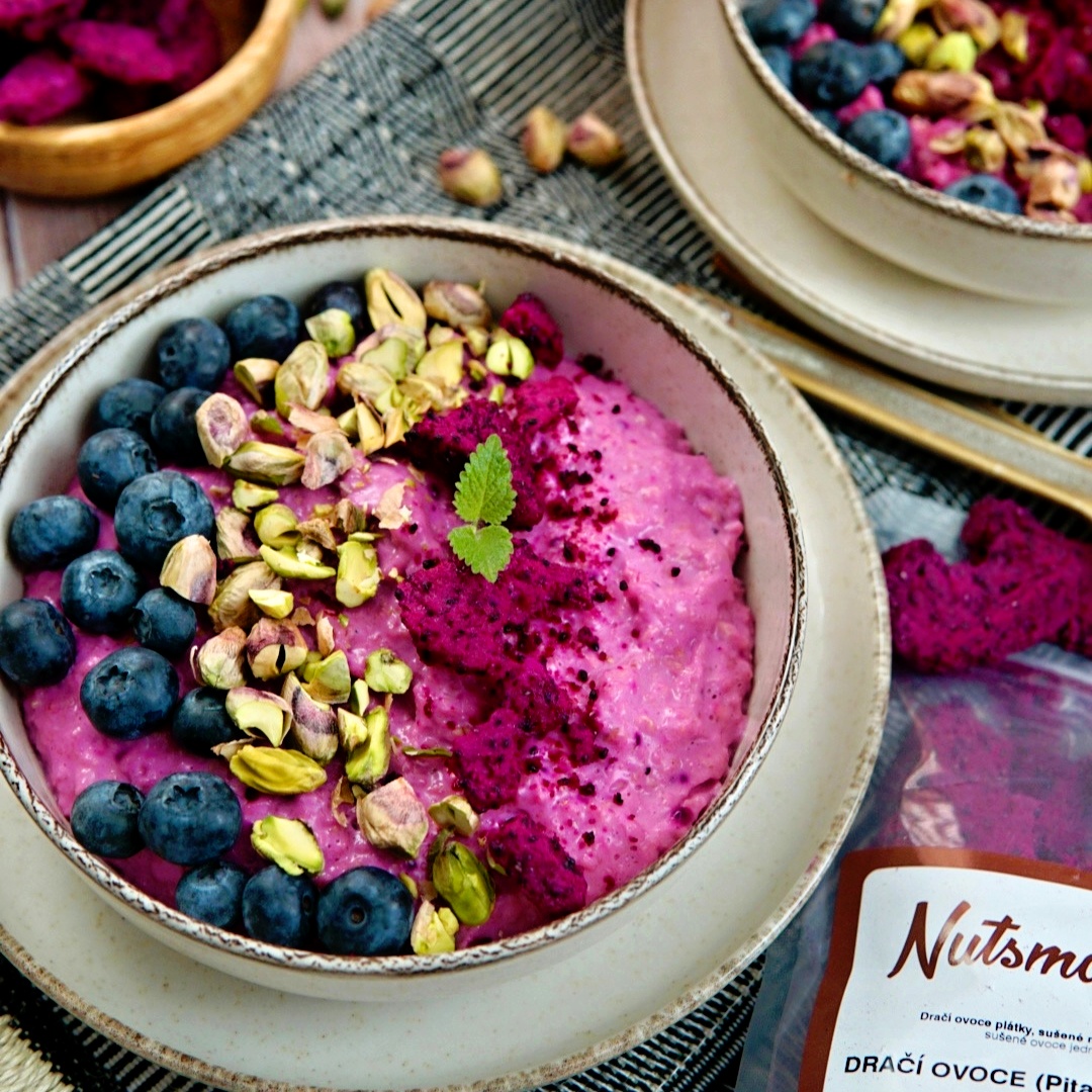 NUTSMAN RECEPT: Dragon fruit ovesná kaše