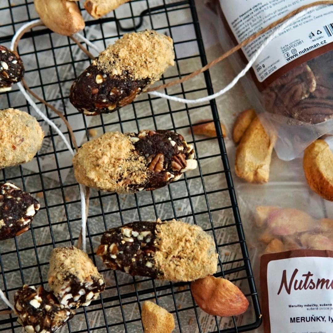 NUTSMAN RECEPT: Meruňkové raw tyčinky