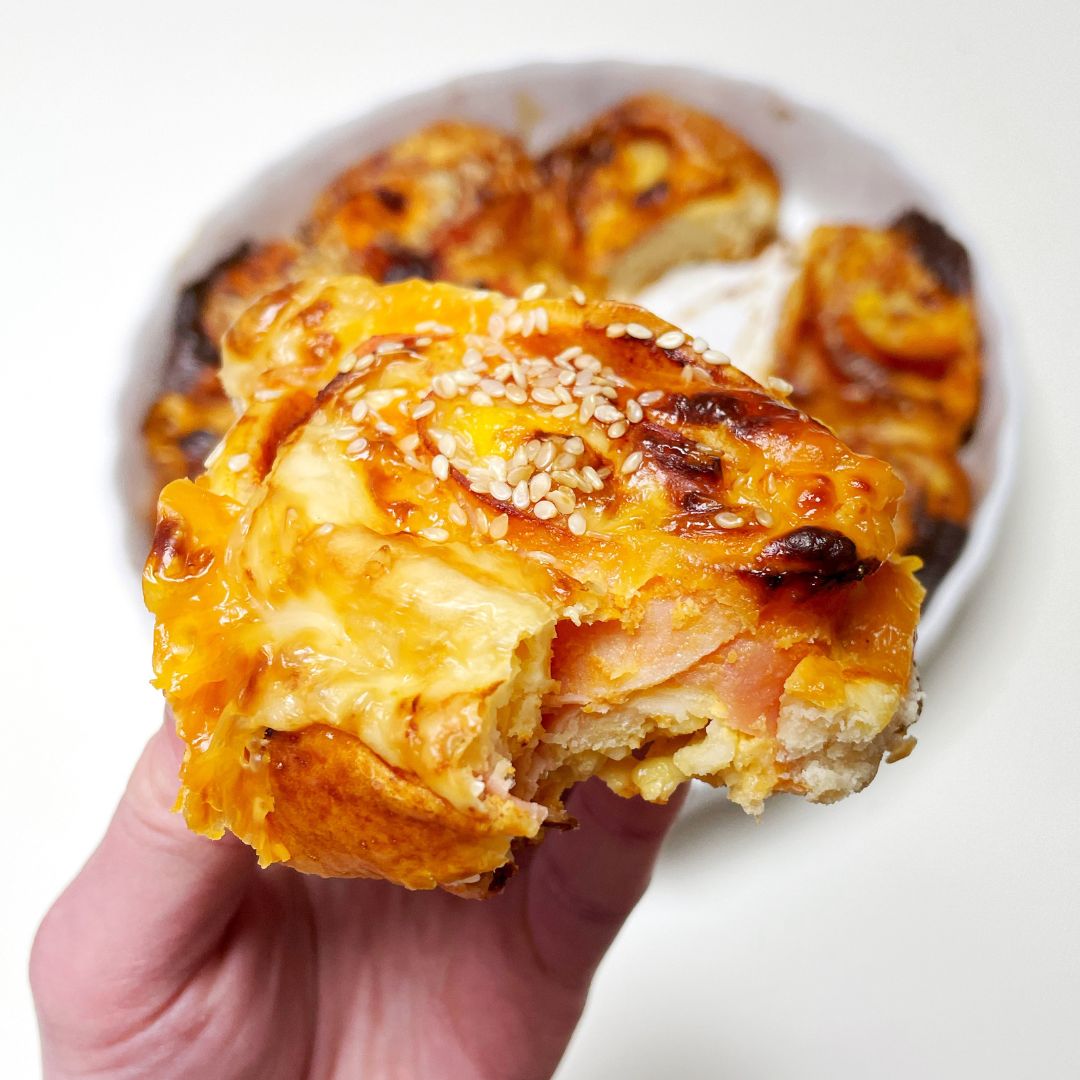 Masový šneci. Tentokrát na slano: Recept