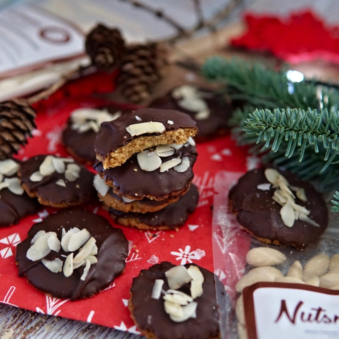 NUTSMAN RECEPT: Mandlová kolečka v čokoládě