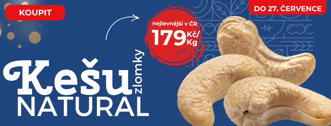 Kešu Natural v Akci za 179 od Nutsman - Nejlepší nabídka pro milovníky ořechů