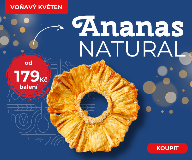 Ananas Natural od Nutsman v akci: Zdravá svačina pro milovníky zdravého jídla