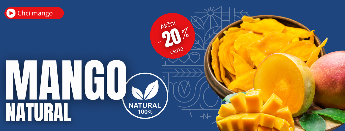 Mango Natural od Nutsman v akci: Zdravá snídaně pro milovníky zdravého jídla | Super akce na CHIA semínka