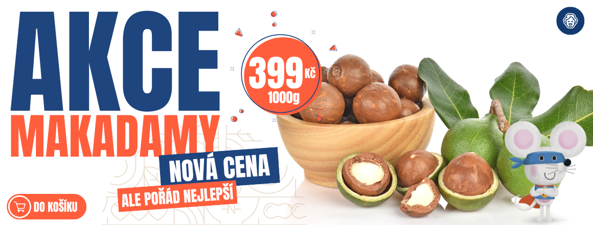 Super Akce: Makadamové Ořechy za 359kč/1000g od Nutsman - Sleva pro Milovníky Ořechů