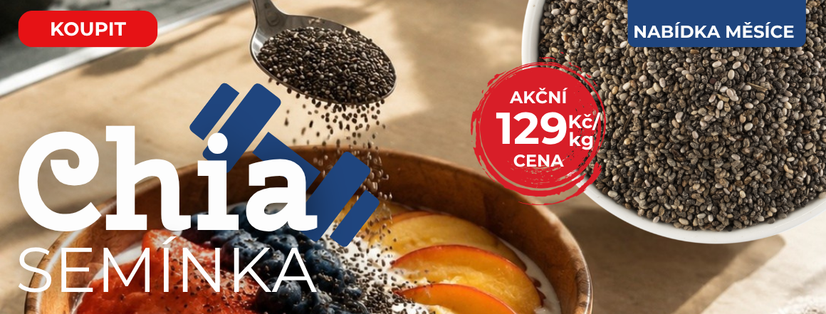 CHIA od Nutsman v akci: Zdravá snídaně pro milovníky zdravého jídla | Super akce na CHIA semínka