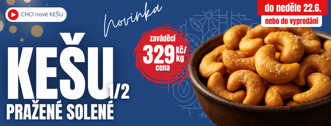 Kešu Pražené Solené v Akci | Exkluzivní Nabídka od Nutsman pro Milovníky Slaných Ořechů